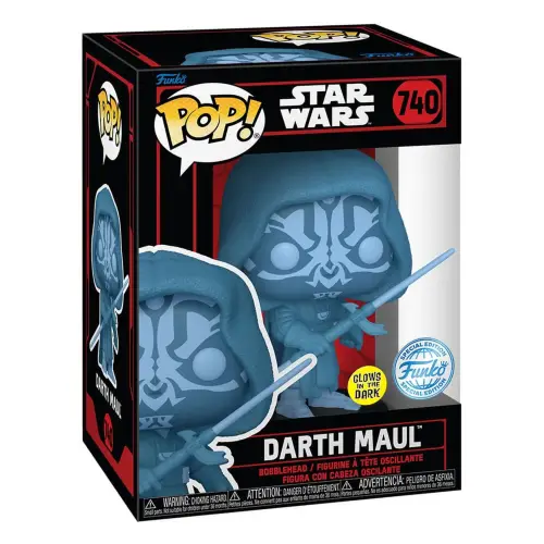 Funko POP! Star Wars - Dark Side - Darth Maul (holo) GITD #740