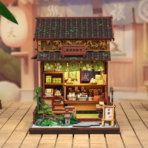 MINIATUROWY DOMEK - DIY - Kanmi-Dokoro Kurihara - 227 elementów + oświetlenie LED