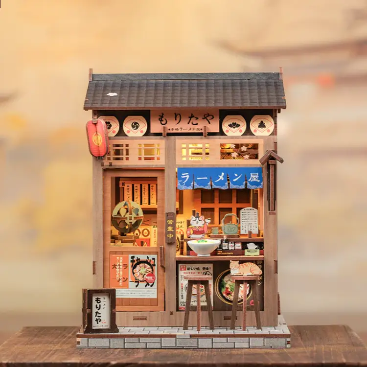 MINIATUROWY DOMEK - DIY- Morita-Ya - 240szt + Oświetlenie LED