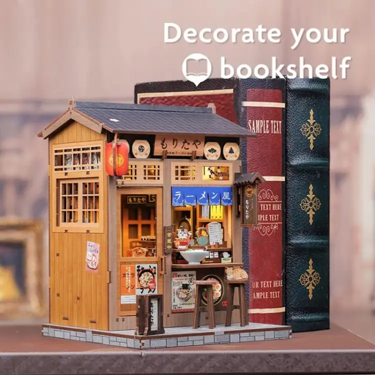 MINIATUROWY DOMEK - DIY- Morita-Ya - 240szt + Oświetlenie LED
