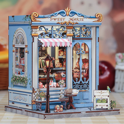 MINIATUROWY DOMEK - DIY - Sweet Marie - 242szt + Oświetlenie LED
