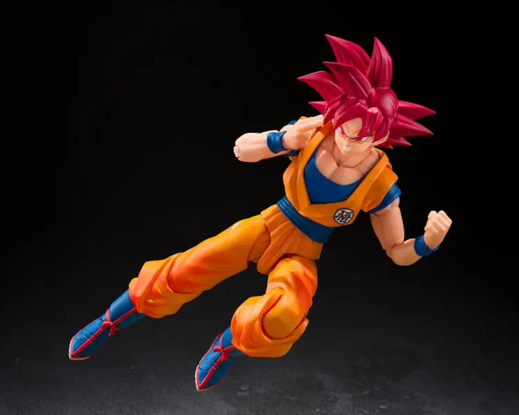 DRAGON BALL SUPER - SSG Son Goku "God Aura" - Fig. S.H. Figuarts 15 cm