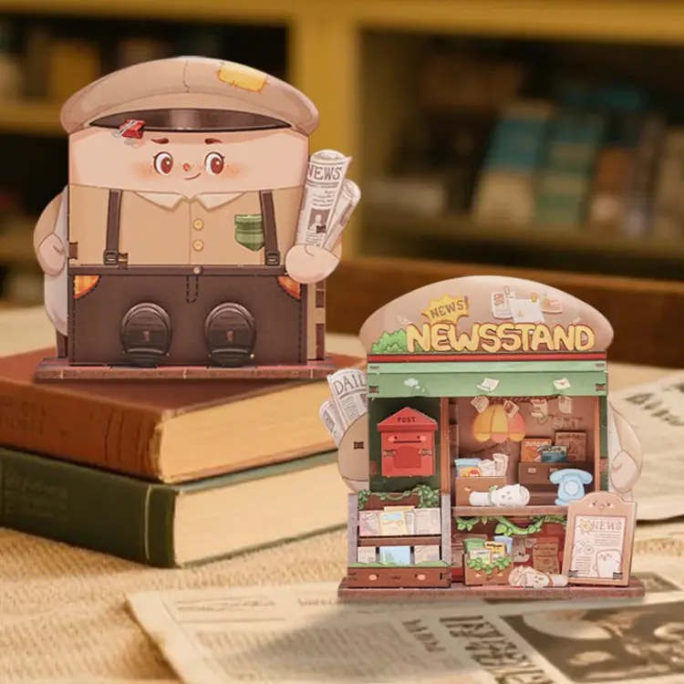 TALEBOX CORNER - Zestaw Mini House - Kiosk z gazetami - 50 szt.