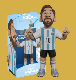 ARGENTYNA - Messi - Figurka Minix Mistrzostwa Świata 12cm