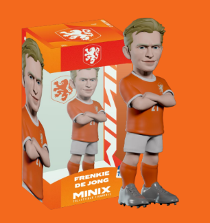 HOLANDIA - De Jong - Figurka Minix Puchar Świata 12 cm