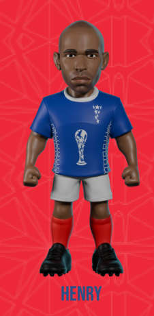 FRANCJA - Henry - Figurka Minix World Legends Cup 12 cm