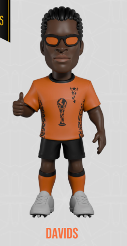 HOLANDIA - Davids - Figurka Minix World Legends Cup 12 cm