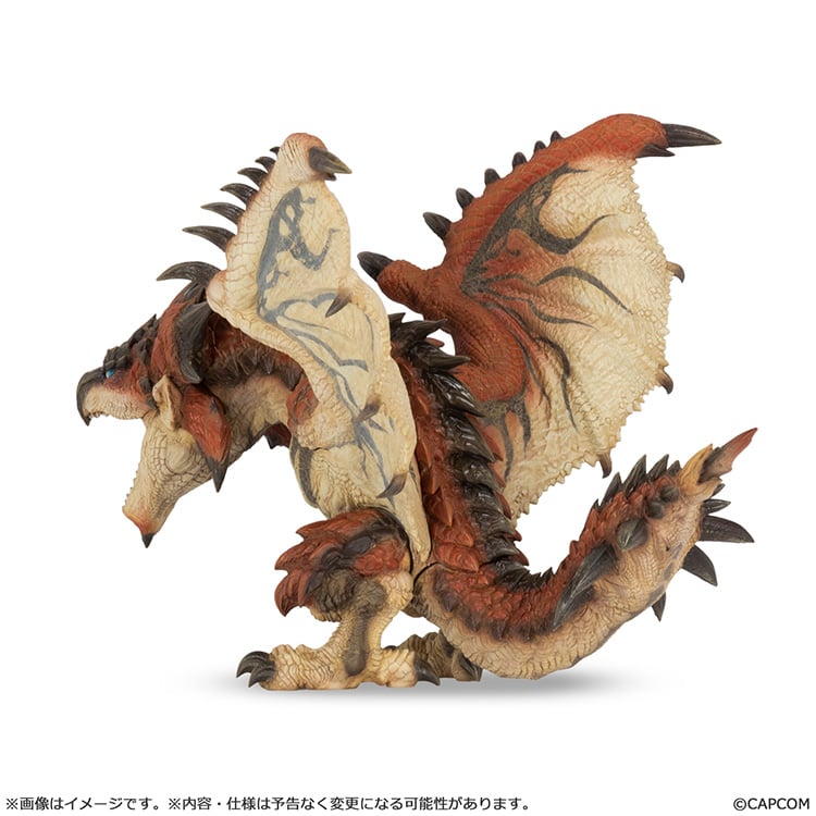 MONSTER HUNTER - Rathalos - Statuetka Figurka Budowniczy Miękki winyl 18 cm