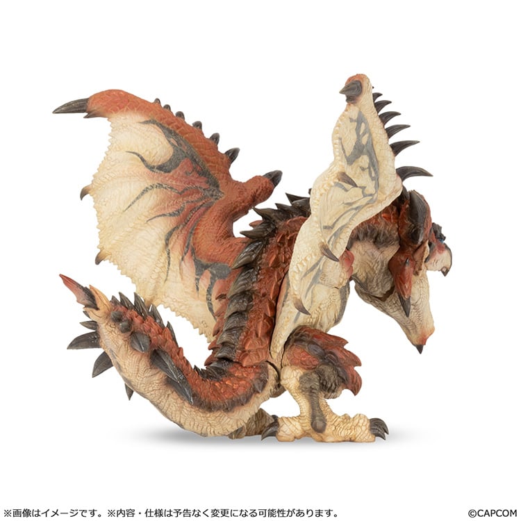 MONSTER HUNTER - Rathalos - Statuetka Figurka Budowniczy Miękki winyl 18 cm
