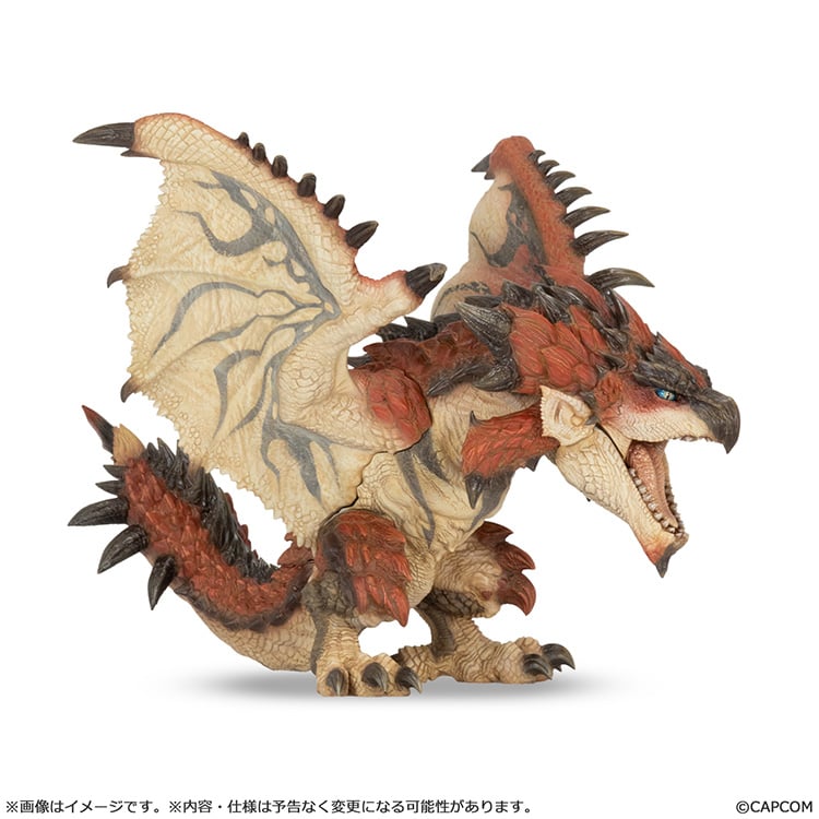MONSTER HUNTER - Rathalos - Statuetka Figurka Budowniczy Miękki winyl 18 cm