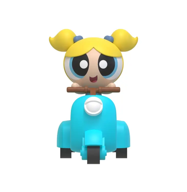 POWERPUFF GIRLS - Pull Black Car - Blind Box 5cm