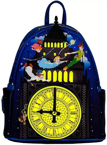 DISNEY - Zegar świecący Piotruś Pan - Plecak LoungeFly '23x28x10cm'