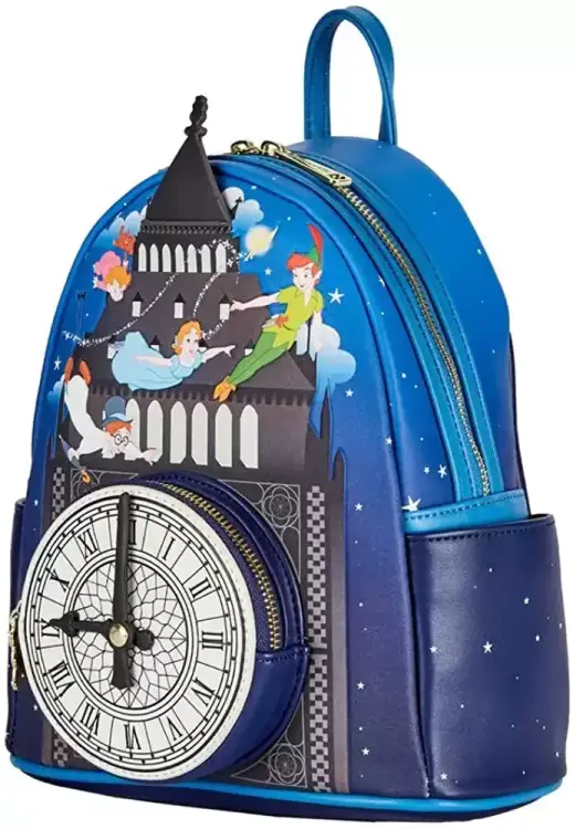 DISNEY - Zegar świecący Piotruś Pan - Plecak LoungeFly '23x28x10cm'