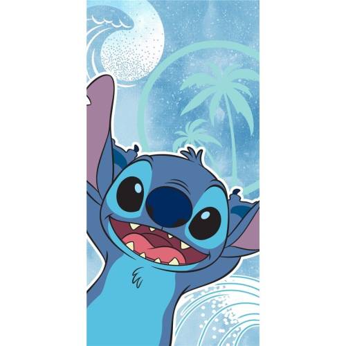 LILO & STITCH - Stitch - Ręcznik plażowy 100% bawełna - 70x140cm