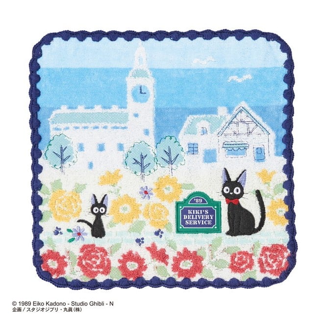 KIKI'S DELIVERY SERVICE - Paris Street - Mini ręcznik 25x25cm
