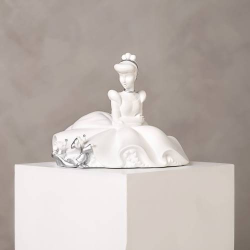 DISNEY - 'White&Silver' - Kopciuszek - Skarbonka - 14cm