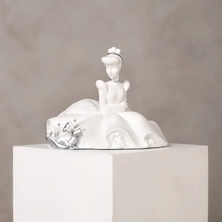 DISNEY - 'White&Silver' - Kopciuszek - Skarbonka - 14cm