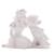 DISNEY - "White&Silver" - Królewna Śnieżka i Dopey - Bank pieniędzy - 17 cm
