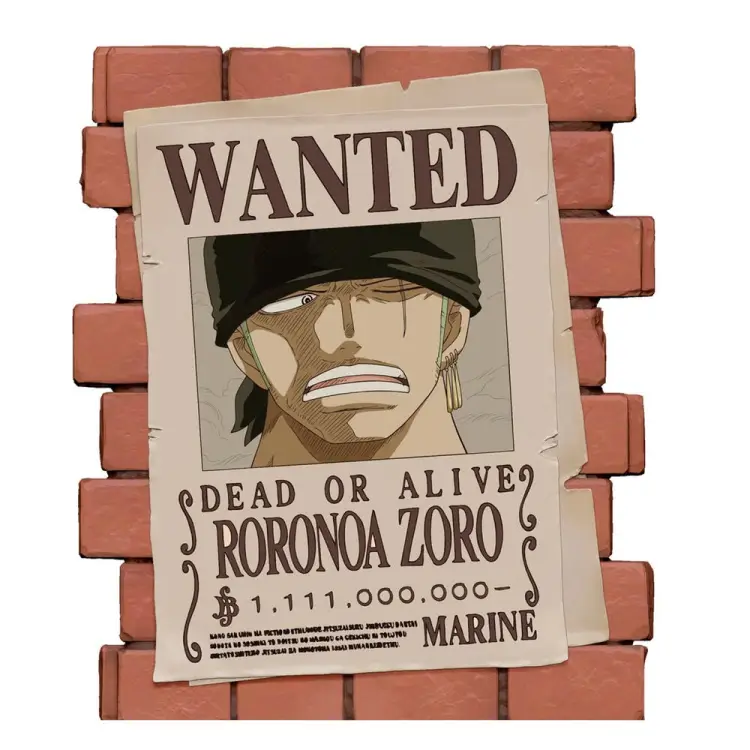 ONE PIECE - Most Wanted Zoro - Skarbonka PVC 16cm