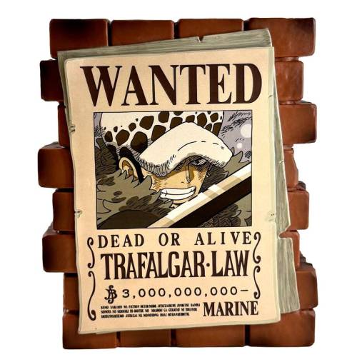 ONE PIECE - Law "Wanted" - Skarbonka PVC 16cm