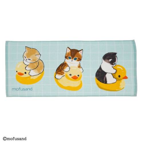 MOFUSAND - Kitten-Nyan Duck - Ręcznik 34x80cm