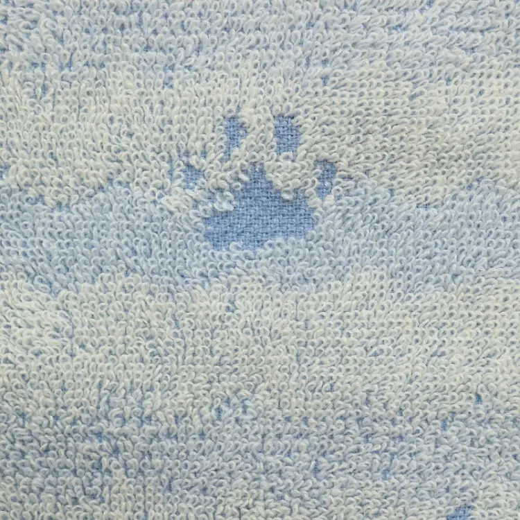 MOFUSAND - Kitten-Nyan Blue Paw Print - Mini ręcznik 25x25cm