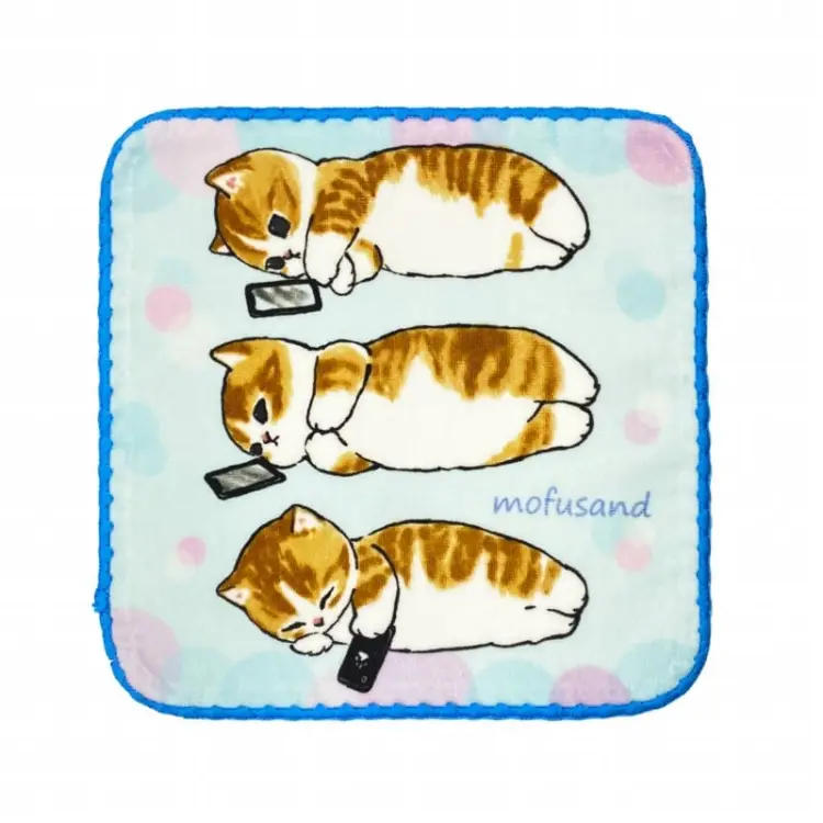 MOFUSAND - Kitten-Nyan Telephone - Mini ręcznik 25x25cm