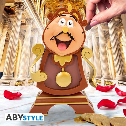 BEAUTY AND THE BEAST - Cogsworth - Bank pieniędzy 25 cm