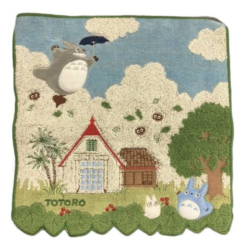 MY NEIGHBOR TOTORO - Totoro na niebie - Mini ręcznik 25x25cm