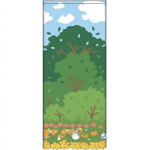 MY NEIGHBOR TOTORO - Średni i mały totoro wyścigowy - Ręcznik 34x80cm