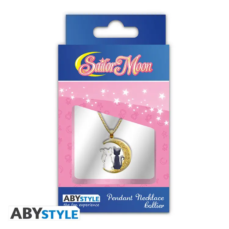 SAILOR MOON - Koty na księżycu - Naszyjnik z zawieszką