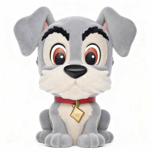 DISNEY DOGS - Tramp - Bank figurkowy flokowany