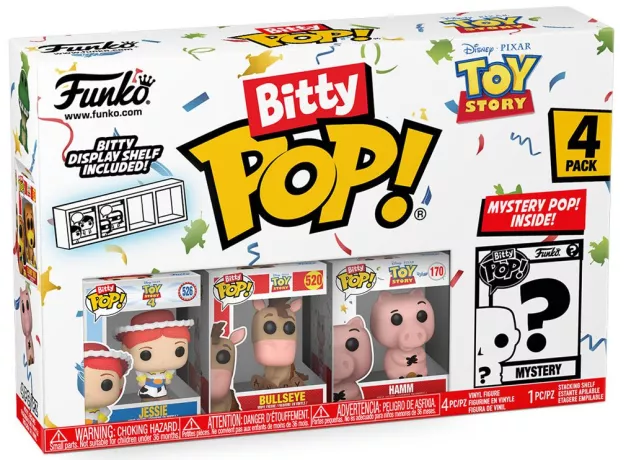 TOY STORY - Bitty Pop 4 Pack 2,5 cm - Jessie