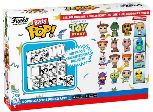 TOY STORY - Bitty Pop 4 Pack 2,5 cm - Jessie