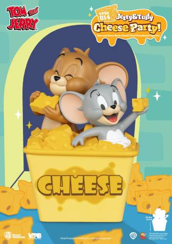 TOM & JERRY - "Jerry & Tuffy Cheese Party" - Bank 23,4 cm