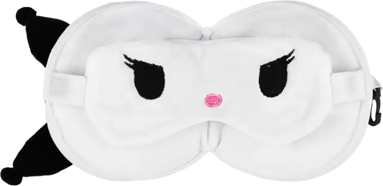 HELLO KITTY - Kuromi - Torba podróżna z maską do spania 15cm