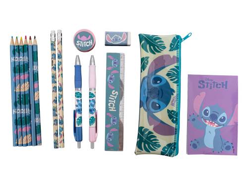 STITCH - Zestaw artykułów piśmiennych - 14 szt.