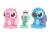 STITCH & ANGEL & SCRUMP - Zestaw 3 figurek do pomalowania