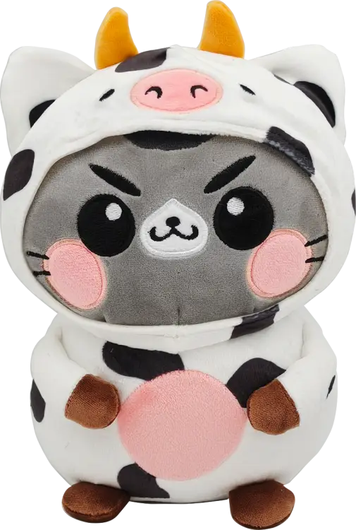 FUNNY CATS - Krowa - pluszowa 21 cm