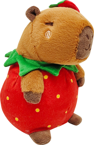 HUG A CAPYBARA - Kapibara Truskawkowa - Pluszowa 23cm