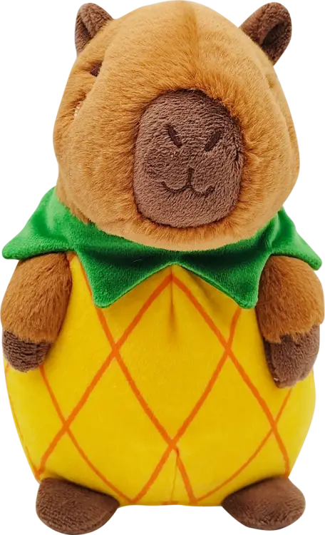 HUG A CAPYBARA - Kapibara Ananas - Pluszowy 23cm