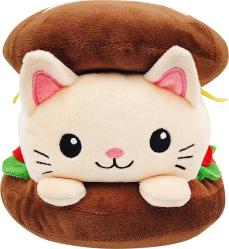 PLUSH WORLD - Koty Kasztanowy chleb - Pluszowy 23cm