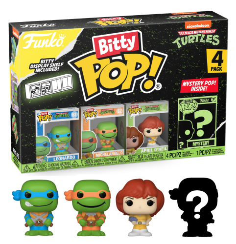 TEENAGE MUTANT NINJA TURTLES - Bitty Pop 4 Pack 2,5 cm - Leonardo