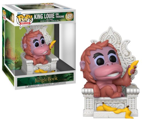JUNGLE BOOK - POP Deluxe nr 1491 - Król Louie na tronie