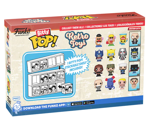 RETRO TOYS - Bitty Pop 4 Pack 2,5 cm - Mr Potato Head