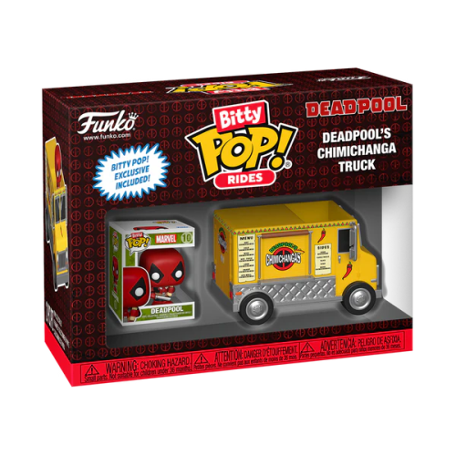 MARVEL - Bitty Pop Ride - Deadpool z ciężarówką Chimichanga