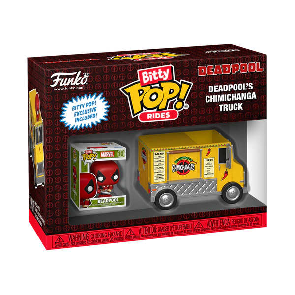 MARVEL - Bitty Pop Ride - Deadpool z ciężarówką Chimichanga