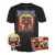Funko POP! & Tee: Deadpool metallic - Heavy Metal - L