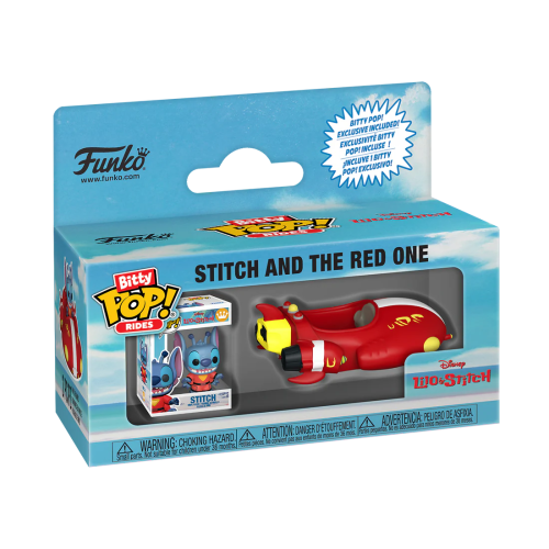 LILO & STITCH - Bitty Pop Ride - Czerwony ze ściegiem