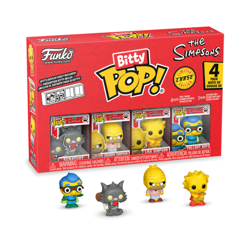 SIMPSONS - Bitty Pop 4 Pack 2,5 cm - Scratchy